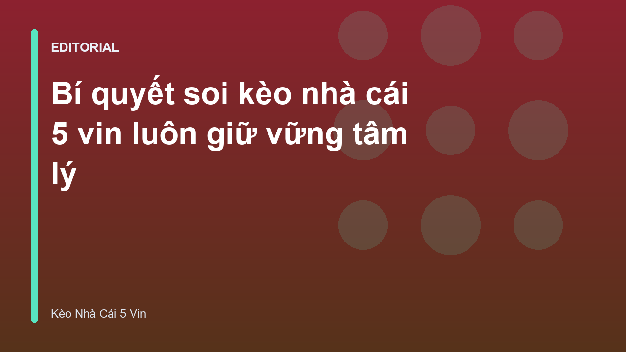 Người chơi soi kèo bóng đá với tâm lý vững vàng
